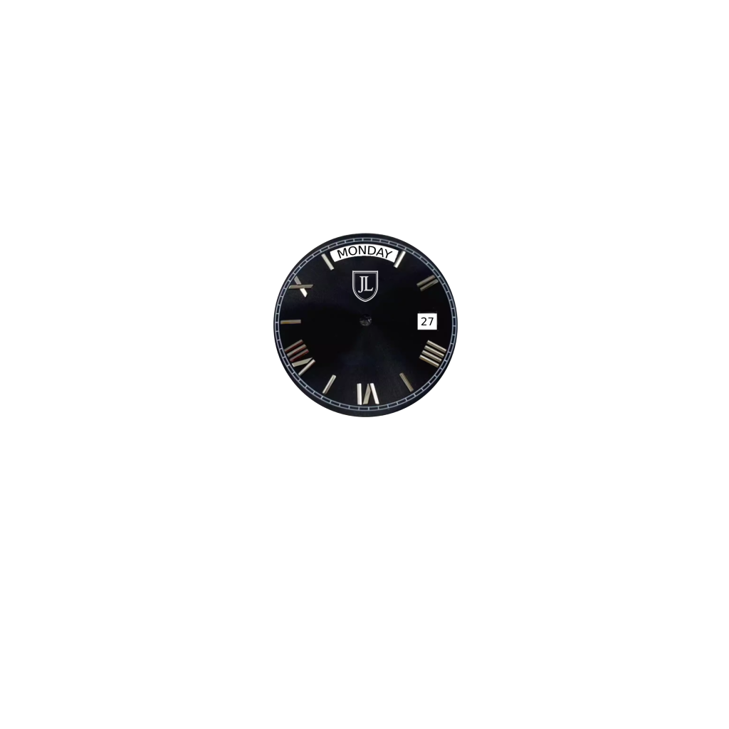 dial - Black & Silver Roman